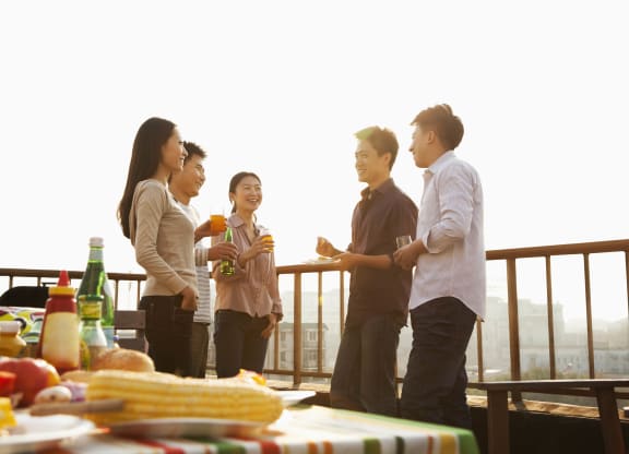 rooftop-barbecue at Madison House, Washington, DC