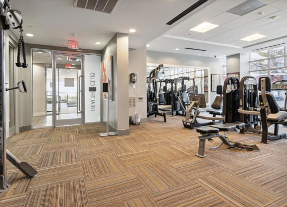 Modern Fitness Center at The Gramax, Silver Spring, MD, 20910