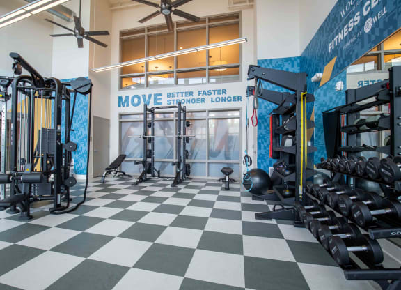 fitness center at Woodmore Grand, Bowie, Maryland