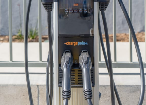 a charging station for electric vehicles at Loma Villas Apartments, San Bernardino, 92408