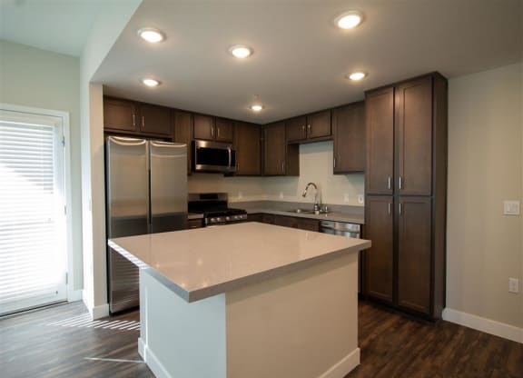 open space kitchen at Loma Villas Apartments in San Bernardino, CA