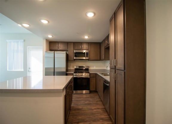 Fully Equipped Kitchen at Loma Villas Apartments, San Bernardino, 92408