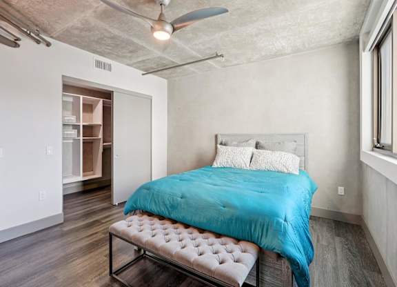 Comfortable Bedroom at The Mansfield at Miracle Mile, Los Angeles, CA, 90036