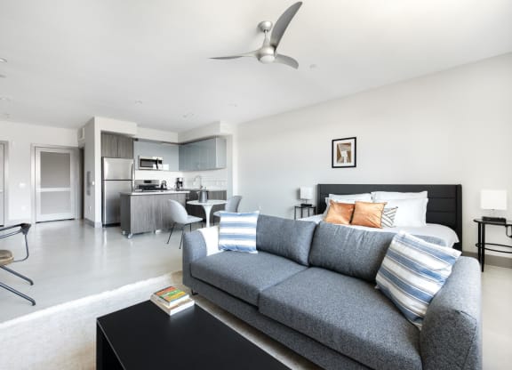 Furnished Model Studio Layout at The Mansfield at Miracle Mile, California, 90036