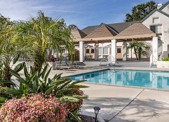 Relaxing Swimming Pool With Sundeck at Whispering Fountains Monrovia, Monrovia, 91016