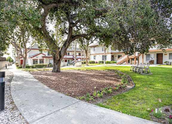 Green Space Walking Trails at Whispering Fountains Monrovia, Monrovia, CA, California 