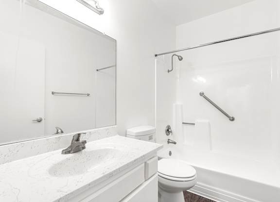 Large Soaking Tub In Bathroom at Whispering Fountains Riverside, Riverside, CA