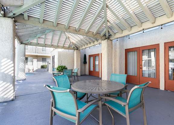 Courtyard Patio With Ample Sitting at Whispering Fountains Whittier, Whittier, CA