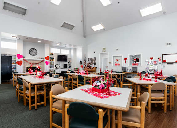 Expansive clubhouse at Whispering Fountains Whittier, California , 90606