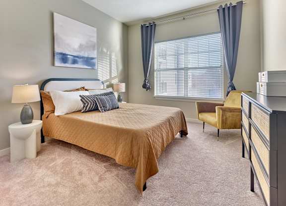 Spacious bedroom at Vermella Lyndhurst apartments, Lyndhurst 07071