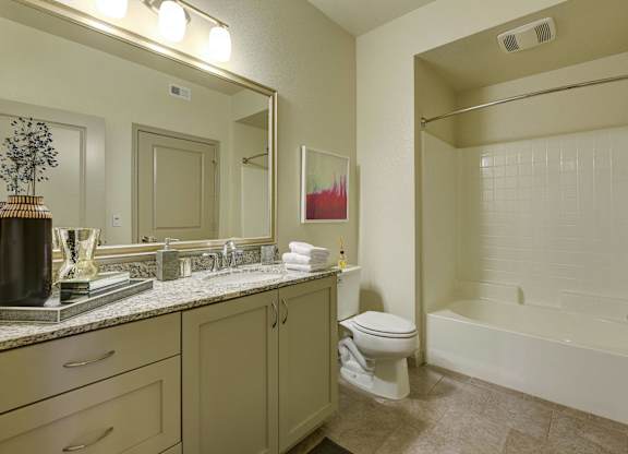 bathroom at Seta Apartments