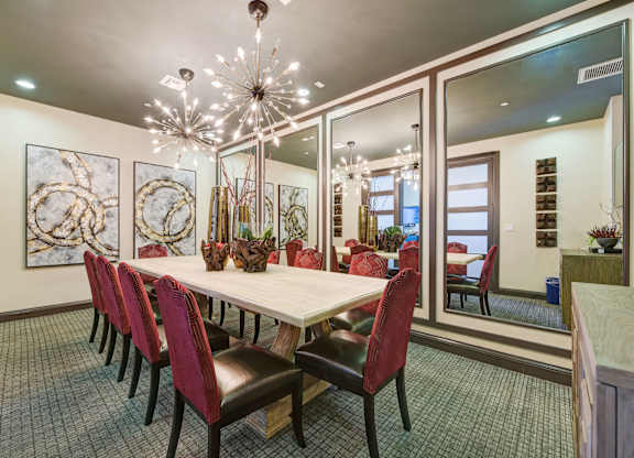 Conference Room with a large table and chairs.