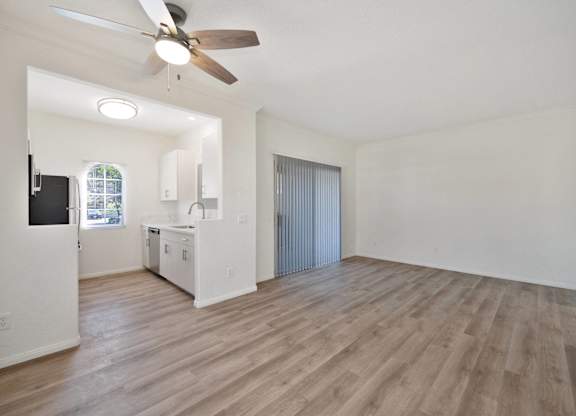 Living room at The Landing at Ocean View Hills Apartments