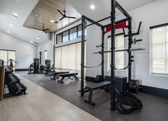 the gym at the flats at 96
