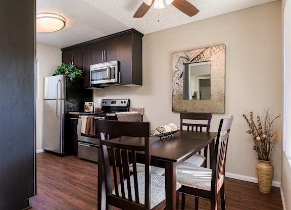 Kitchen at Navajo Bluffs Apartments