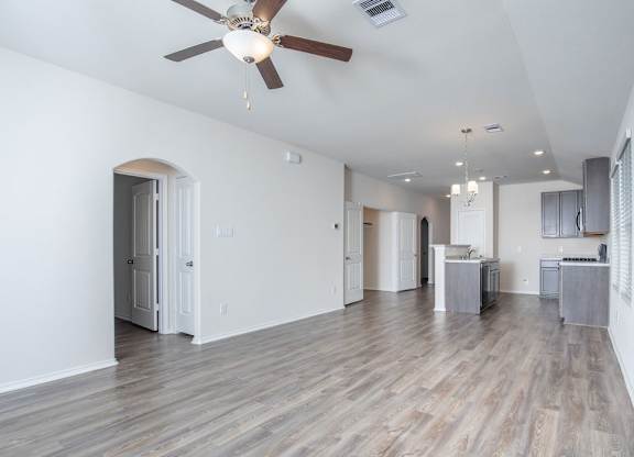 Large Living Area at The Village at Caney Mills, Texas