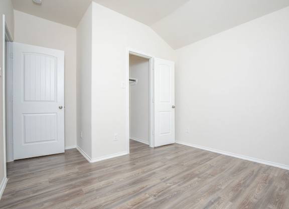 Vacant Bedroom Area at The Village at Caney Mills, Texas