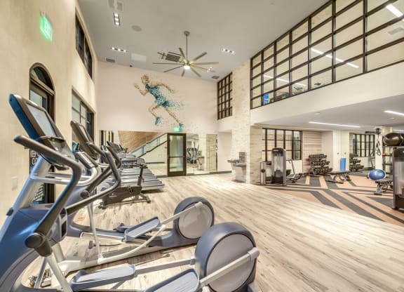 State-of-the-Art Fitness Center at Sola at Pacific Highlands Ranch Apartments, San Diego, CA