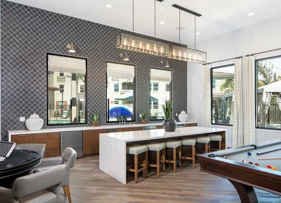 clubhouse at Sorano Apartments