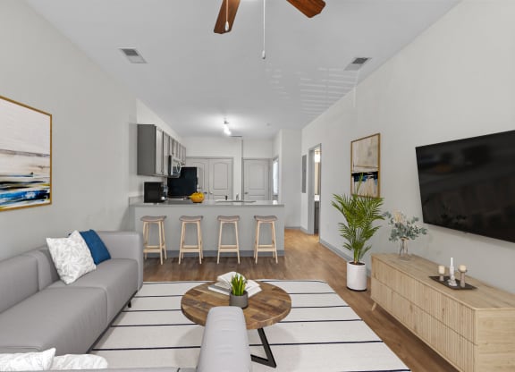 Living Room in Townhome