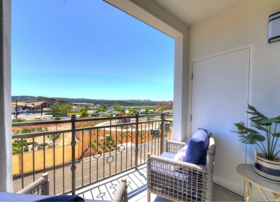 Balcony at Sola at Pacific Highlands Ranch Apartments, San Diego, CA
