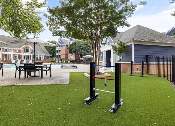 our apartments have a park with a playground and a pool at Mariners Crossing, Raleigh, NC 27612