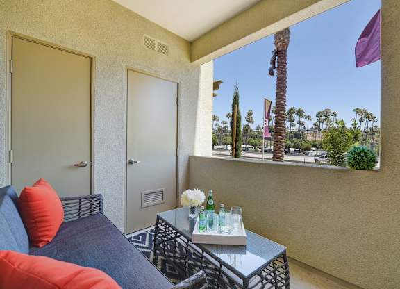 patio at Seta Apartments