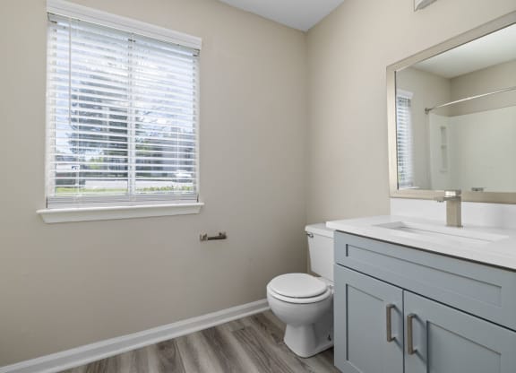 Bathroom with toilet at The Madison at Adams Farm, Greensboro