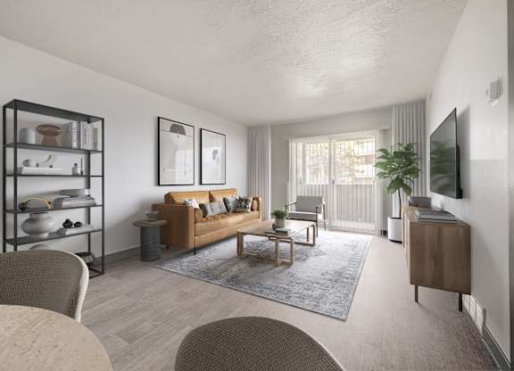 Living room at The Pointe at Northridge, Salt Lake City, UT