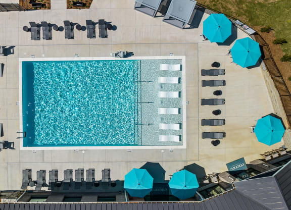 an aerial view of the pool at the hyatt regency coconut point resort and spa