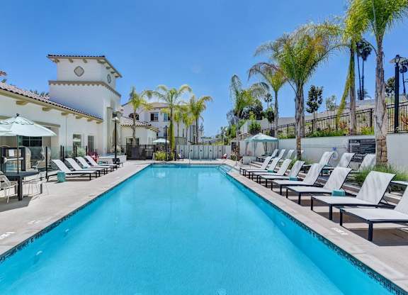 pool at Seta Apartments
