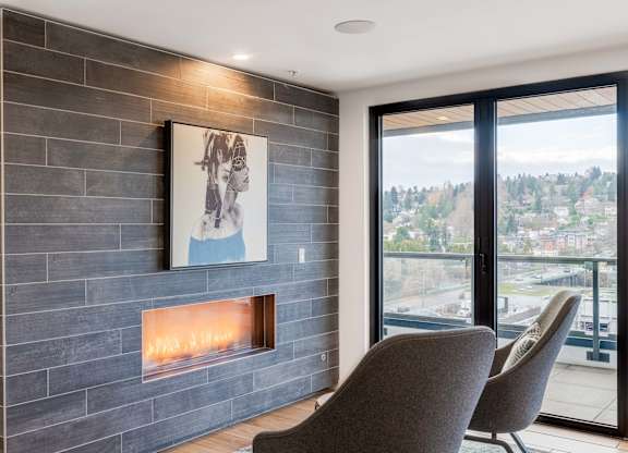 Fireplace Lounge at Axle, Seattle, WA 