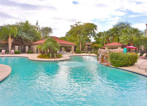 daytime pool shot