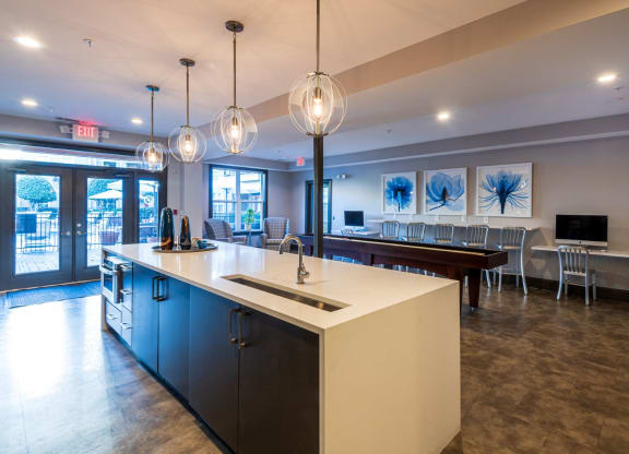 Stainless Steel Sink, Dinning Table at Oberlin Court, Raleigh, NC