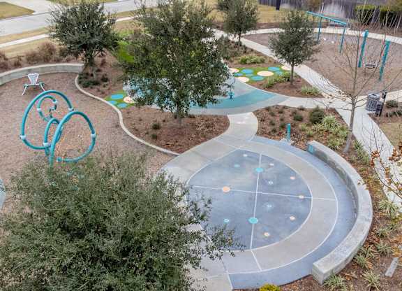 Aerial Open Play Area at The Village at Caney Mills, Conroe, TX, 77303
