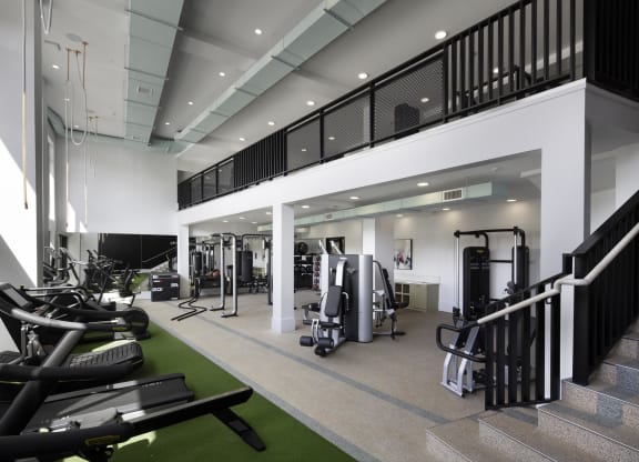 Fitness center at Gravity, San Diego