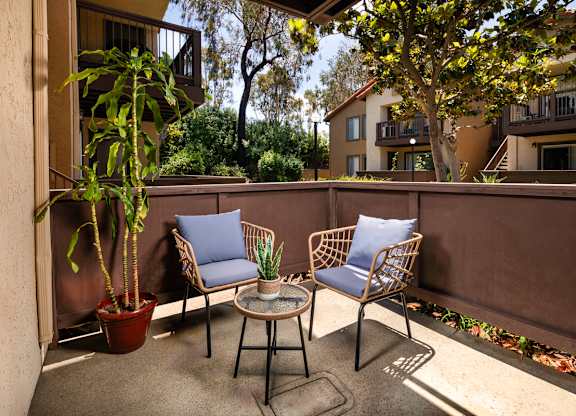 Private Patio at Bella Terra, Vista, California, 92081