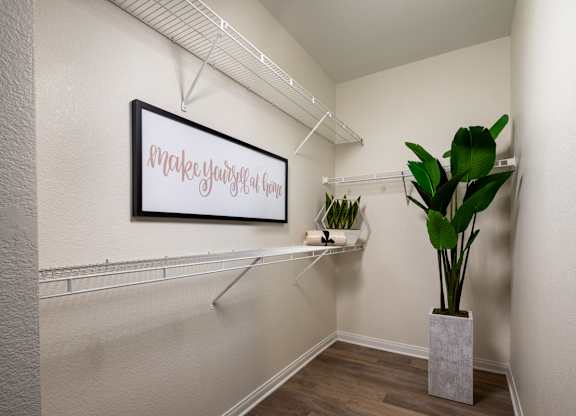 Spacious Closet at Tuscany Ridge Apartments