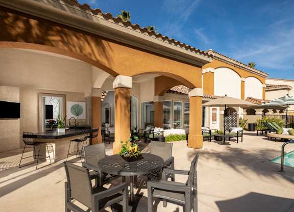Patio at Tuscany Ridge Apartments