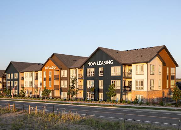 The Alder building is now leasing.