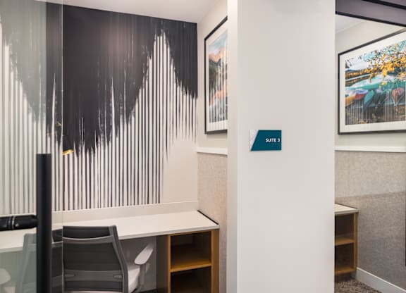 Co-working offices with doors at The Allaso Peak, Colorado Springs, 80907