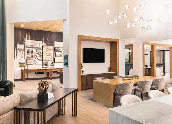 Living area at The Allaso Peak, Colorado Springs, CO, 80907