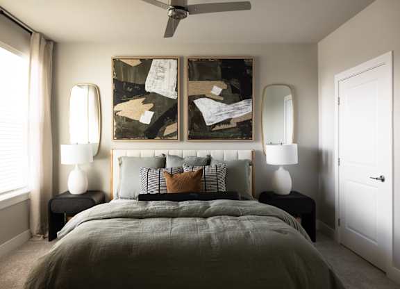Bedroom with bed at The Allaso Peak, Colorado Springs, Colorado