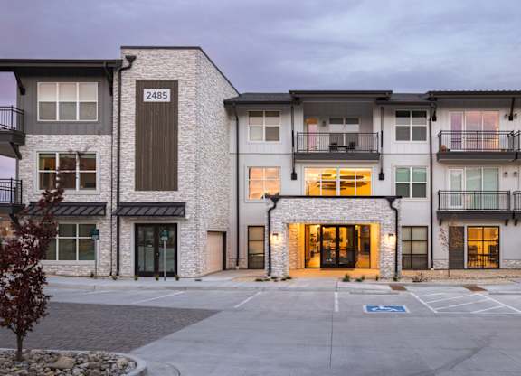 Building exterior at The Allaso Peak, Colorado Springs, Colorado