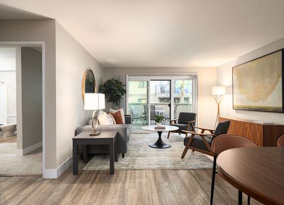 living room of model unit
