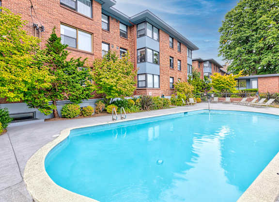 Pool View at Lock Vista, Seattle, Washington