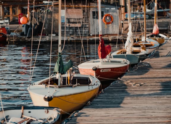 South Lake Union Boats  at Dexter Lake Union, Washington