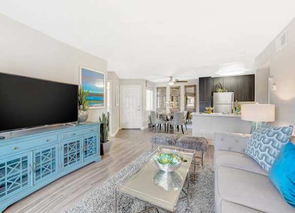 Model Living Room at Altair, Escondido