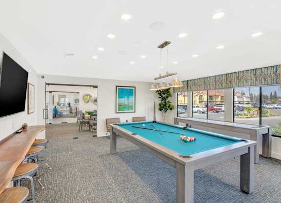 Billiards Table at Altair, Escondido, California