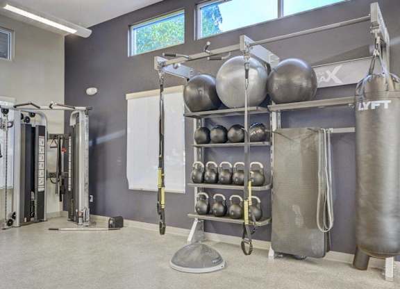 Fitness Center with Separate Spin Room, at Park Pointe, El Cajon, 92019